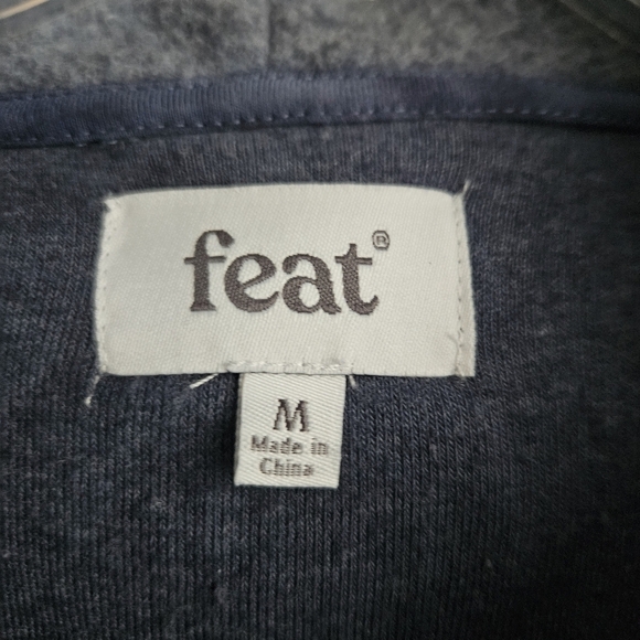 Feat Tie Dye Hoodie BlanketBlend Soft Hoodie Unisex Adult Size Medium - Picture 9 of 10